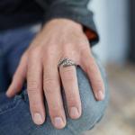 S28 Zilveren Snake Ring Heren