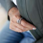 S28 Zilveren Snake Ring Dames