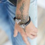 S41 Tijger Armband Leer Dames